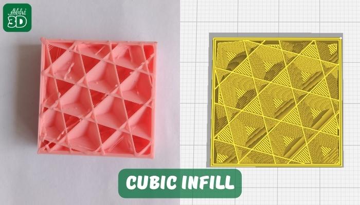Cubic Infill 3D Print