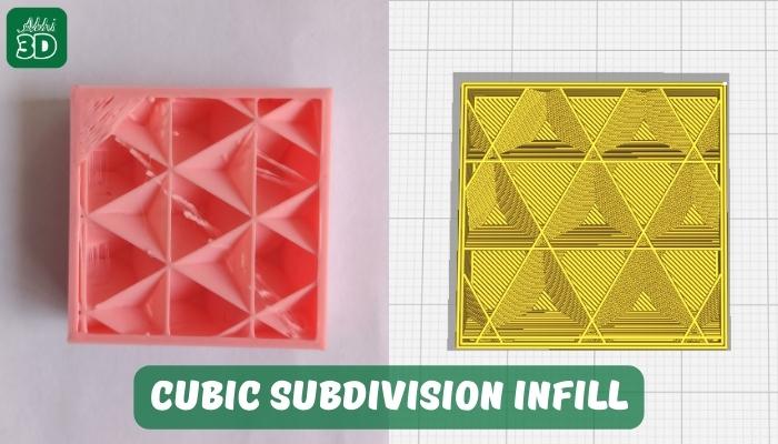 Cubic Subdivision Infill 3D Printing