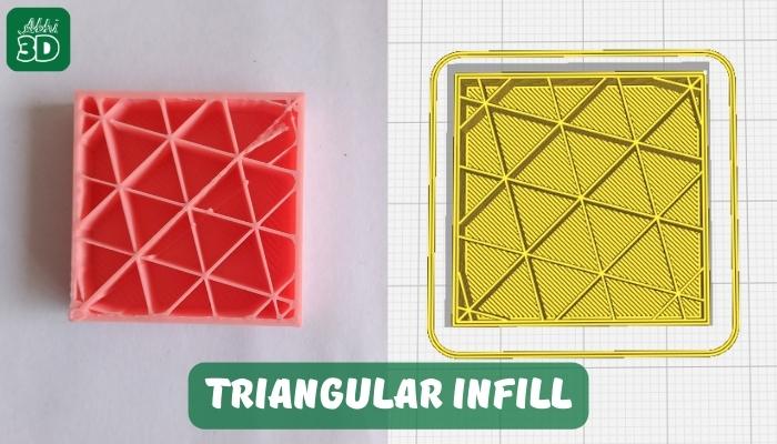Triangular Infill 3D Printing
