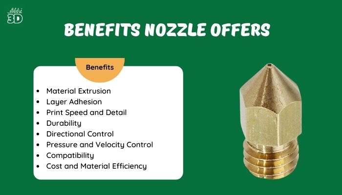 Benefits of Nozzle in 3D Printer 