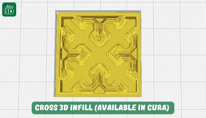 Cross 3D Infill Pattern
