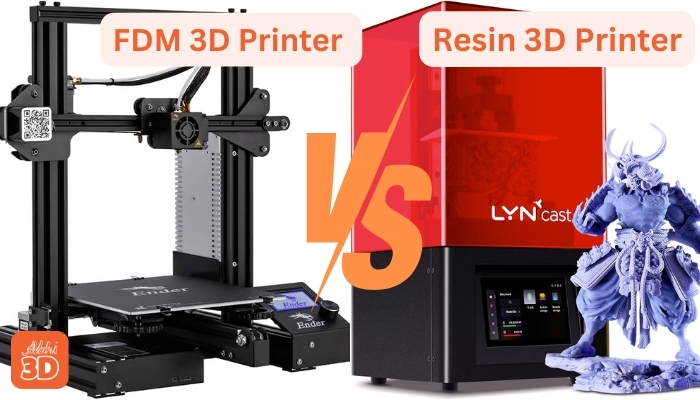 Difference between FDM and Resin 3D printer