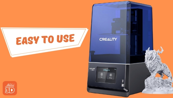 Easy to use in resin 3D printer