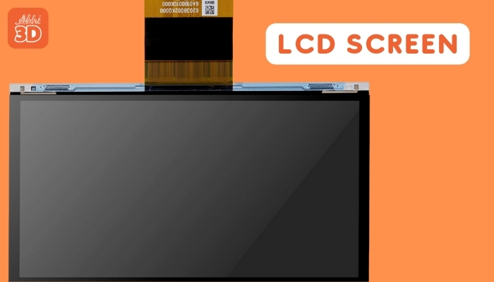 LCD Screen in Resin 3D printer 