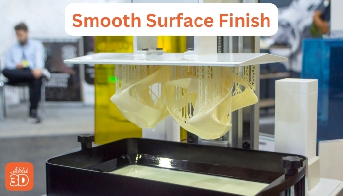 Smooth Surface Finish in resin 3D printer