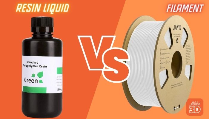 Difference Between Resin liquid and Filament