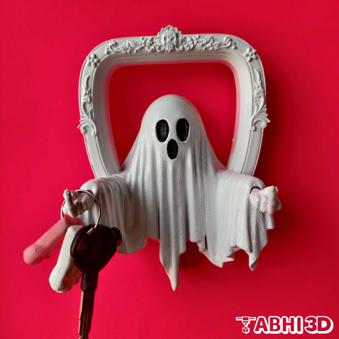 Ghost With Middle Finger Funny STL 3D Design