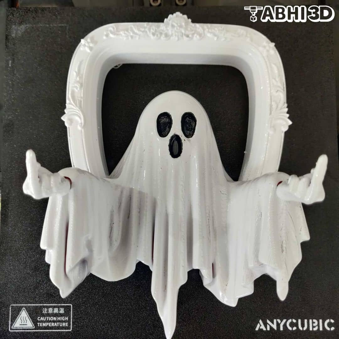 Ghost With Middle Finger Funny STL 3D Design